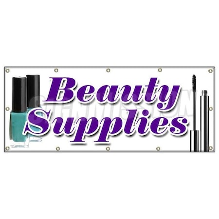 Signmission BEAUTY SUPPLIES BANNER SIGN professional hair care wholesale public B-120 Beauty Supplies